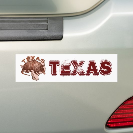 Texas Armadillo Autoaufkleber (Auf Auto)