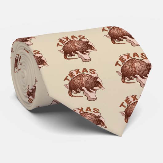 Texas Armadillo Krawatte (Gerollt)