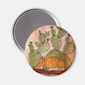 Texas Armadillo Magnet (Vorderseite/Rückseite)