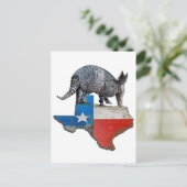 Texas Armadillo Postkarte (Stehend Vorderseite)