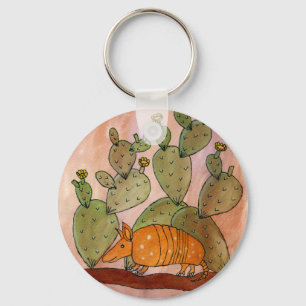 Texas Armadillo Schlüsselanhänger