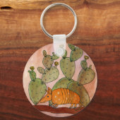 Texas Armadillo Schlüsselanhänger (Vorderseite)