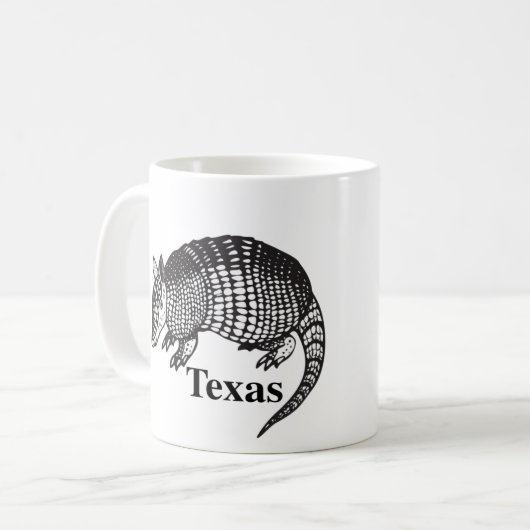 Texas Armadillo Tasse (Vorderseite Links)