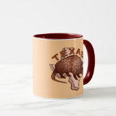 Texas Armadillo Tasse (VorderseiteRechts)
