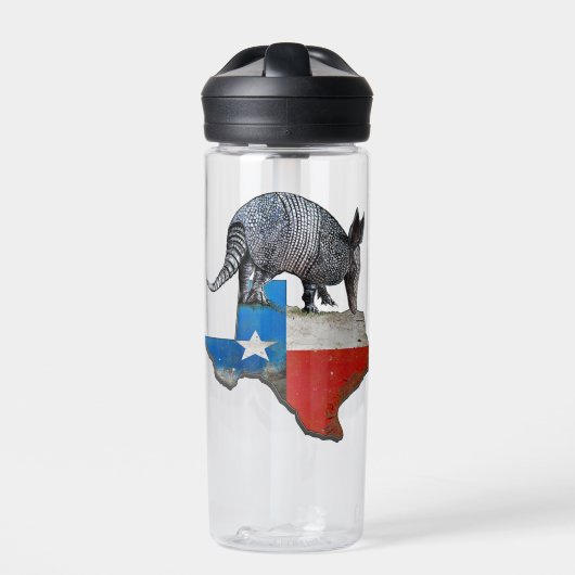 Texas Armadillo Trinkflasche (Vorderseite)