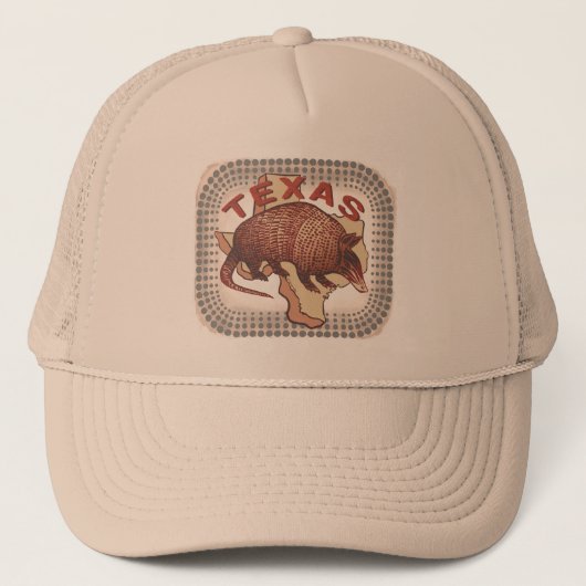Texas Armadillo Truckerkappe (Vorderseite)