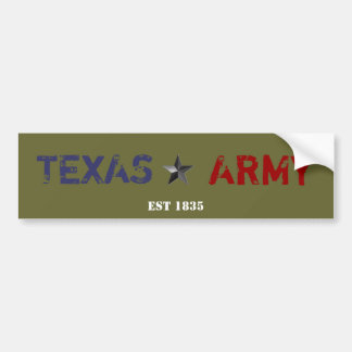 TEXAS-ARMEE AUTOAUFKLEBER