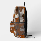 Texas at Austin Burnt Orange & White Camo Bedruckter Rucksack (Rechts)