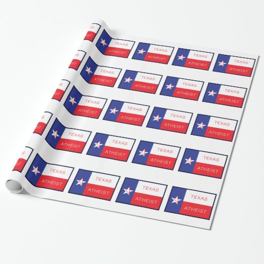 Texas-Atheist Geschenkpapier (Ungerollt)