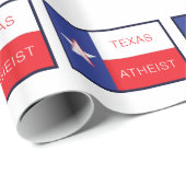 Texas-Atheist Geschenkpapier (Rolleneckpunkt)