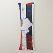 Texas auf Holzplatten Seitenschläferkissen (Vorderseite Vertikal)