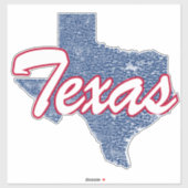 Texas Aufkleber (Blatt)