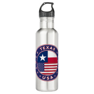 Texas Aufkleber, Handy, Totbeutel Edelstahlflasche