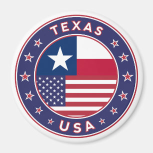 Texas Aufkleber, Handy, Totbeutel Magnet