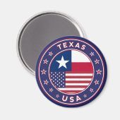 Texas Aufkleber, Handy, Totbeutel Magnet (Vorderseite/Rückseite)