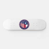 Texas Aufkleber, Handy, Totbeutel Skateboard (Horizontal)