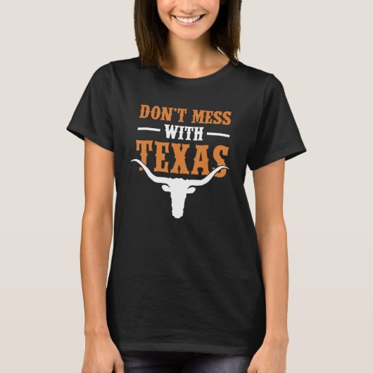 Texas Austin Dallas TX Alamo Souvenir Texan Lone S T-Shirt (Vorderseite)