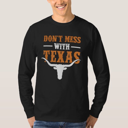 Texas Austin Dallas TX Alamo Souvenir Texan Lone S T-Shirt (Vorderseite)
