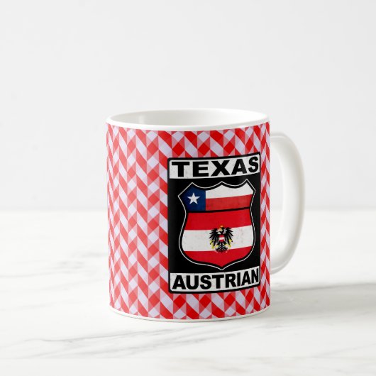 Texas Austrian American Cup Kaffeetasse (VorderseiteRechts)