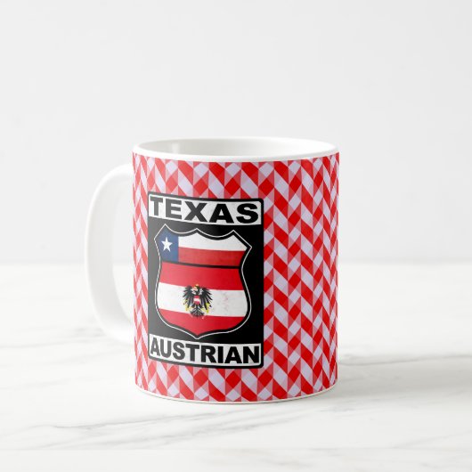 Texas Austrian American Cup Kaffeetasse (Vorderseite Links)