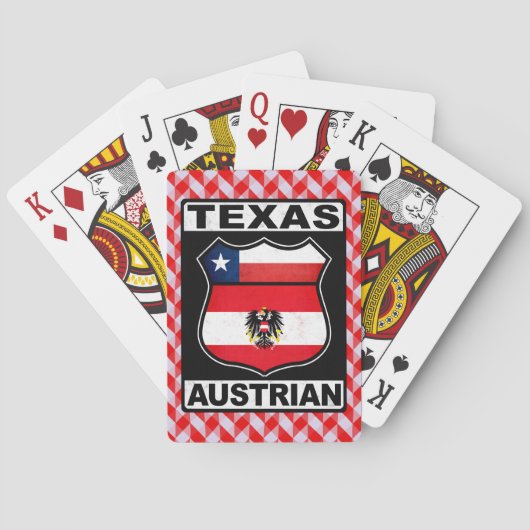 Texas Austrian American Spielkarten (Rückseite)