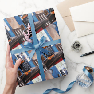 Texas-Auswahl Gemälde von Alfred Fox Geschenkpapier
