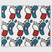 Texas Baby Feet Geschenkpapier (Flach)