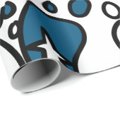 Texas Baby Feet Geschenkpapier (Rolleneckpunkt)