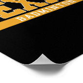 Texas Badminton Poster (Ecke)