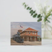 TEXAS - Bahnhof San Angelo Postkarte (Stehend Vorderseite)