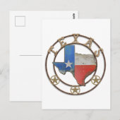Texas Barn Art Postcard Postkarte (Vorne/Hinten)