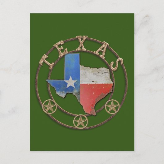 Texas Barn Art Postcard Postkarte (Vorderseite)