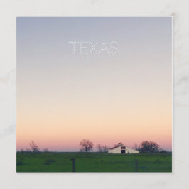Texas Barn bei Sunset