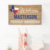 Texas Barnwood Wiedersehen Banner (Insitu)