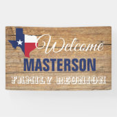 Texas Barnwood Wiedersehen Banner (Horizontal)