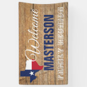 Texas Barnwood Wiedersehen Banner (Vertikal)
