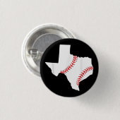 Texas Baseball Staat lustig Texas Baseball Button (Vorne & Hinten)