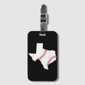 Texas Baseball Staat lustig Texas Baseball Gepäckanhänger (Vorderseite Vertikal)