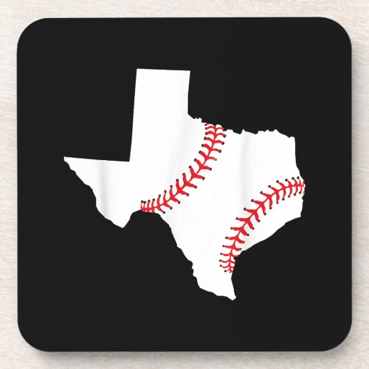 Texas Baseball Staat lustig Texas Baseball Getränkeuntersetzer (Vorderseite)