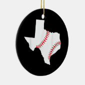 Texas Baseball Staat lustig Texas Baseball Keramik Ornament (Rechts)
