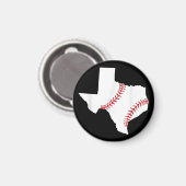 Texas Baseball Staat lustig Texas Baseball Magnet (Vorderseite/Rückseite)