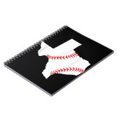 Texas Baseball Staat lustig Texas Baseball Notizblock (Linke Seite)