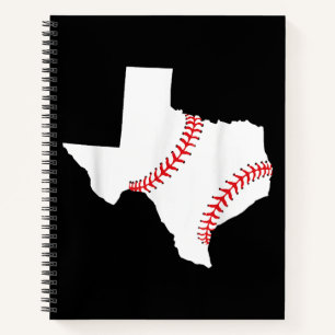 Texas Baseball Staat lustig Texas Baseball Notizblock