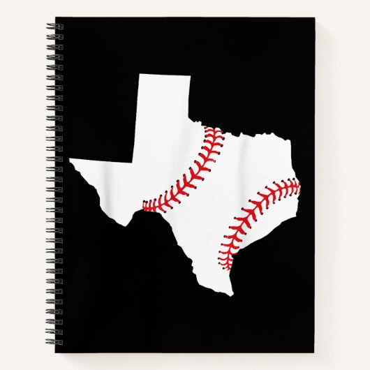 Texas Baseball Staat lustig Texas Baseball Notizblock (Vorderseite)