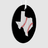 Texas Baseball Staat lustig Texas Baseball Ornament (Vorderseite)