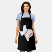 Texas Baseball Staat lustig Texas Baseball Schürze (Getragen)