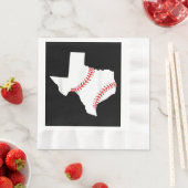 Texas Baseball Staat lustig Texas Baseball Serviette (Beispiel)