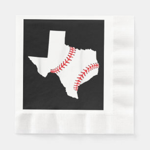 Texas Baseball Staat lustig Texas Baseball  Serviette