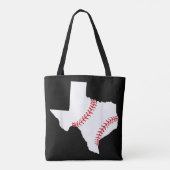 Texas Baseball Staat lustig Texas Baseball Tasche (Rückseite)