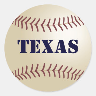 Texas Baseball Sticker / Siegel